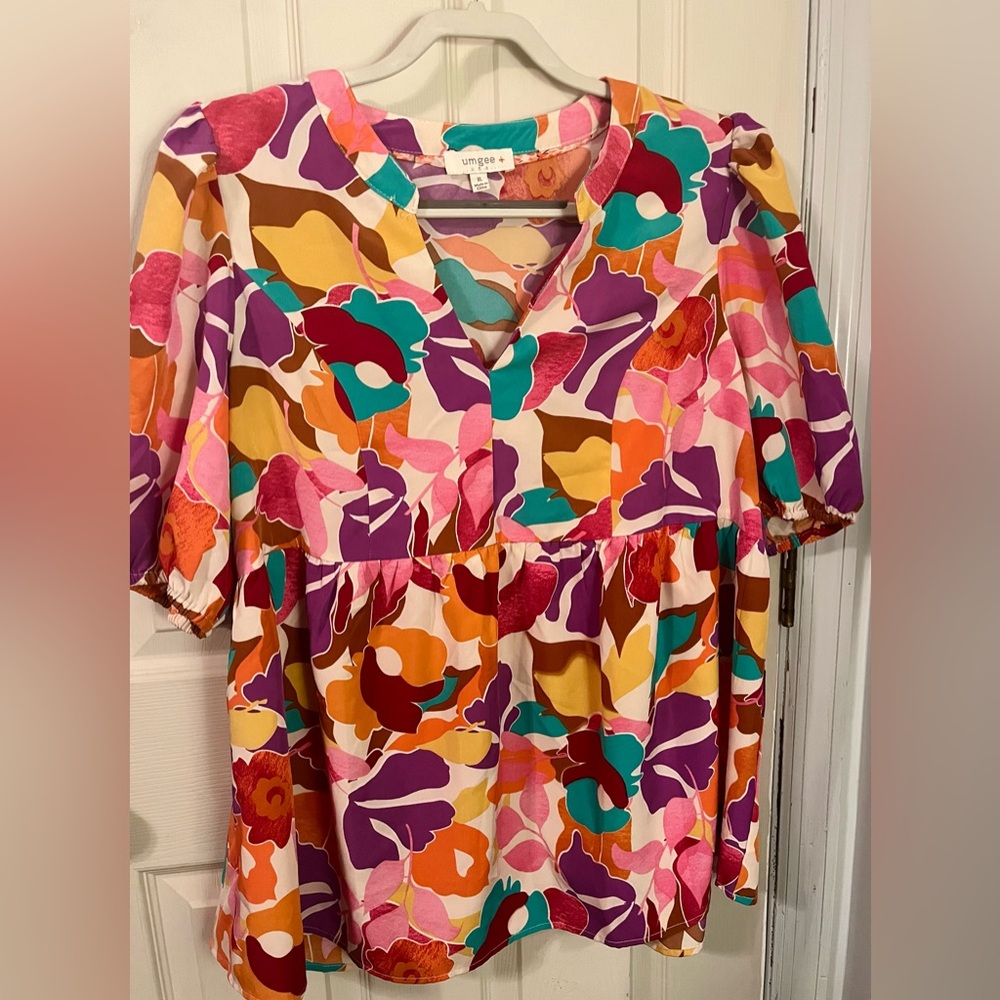 Umgee Multicolor Floral Top